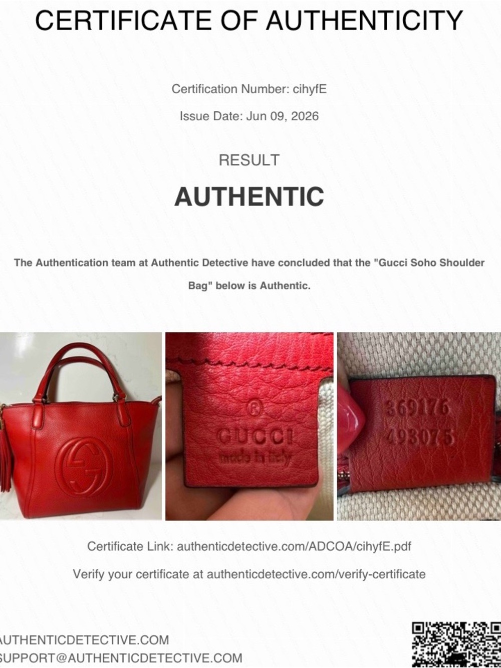 Gucci Soho Convertible Top Handle Medium Bag - Picture 2 of 10